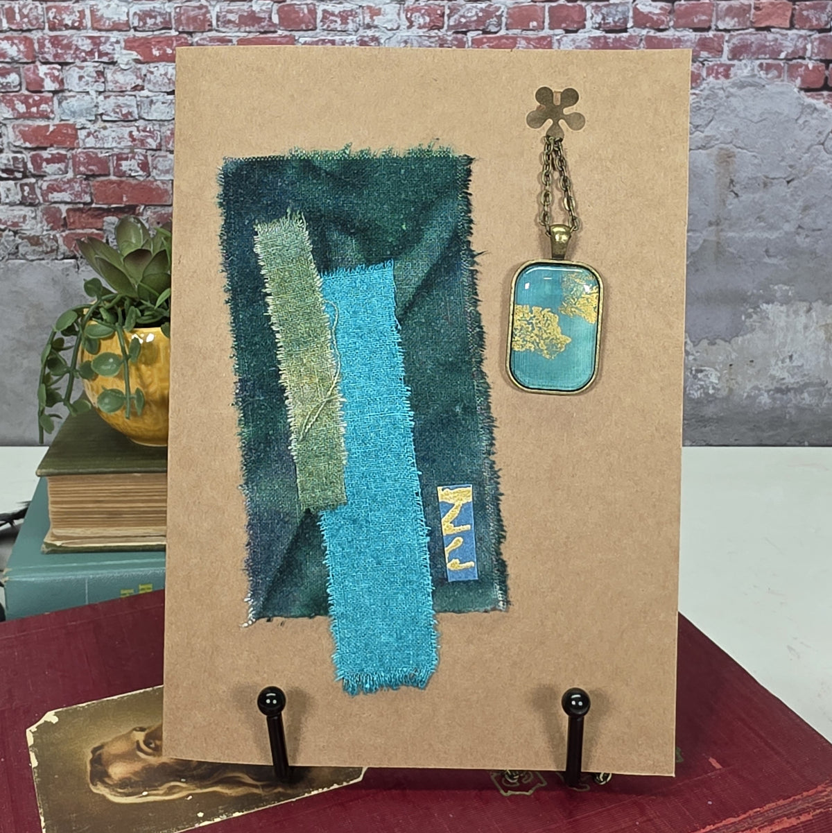Silk Necklace in Card - 4