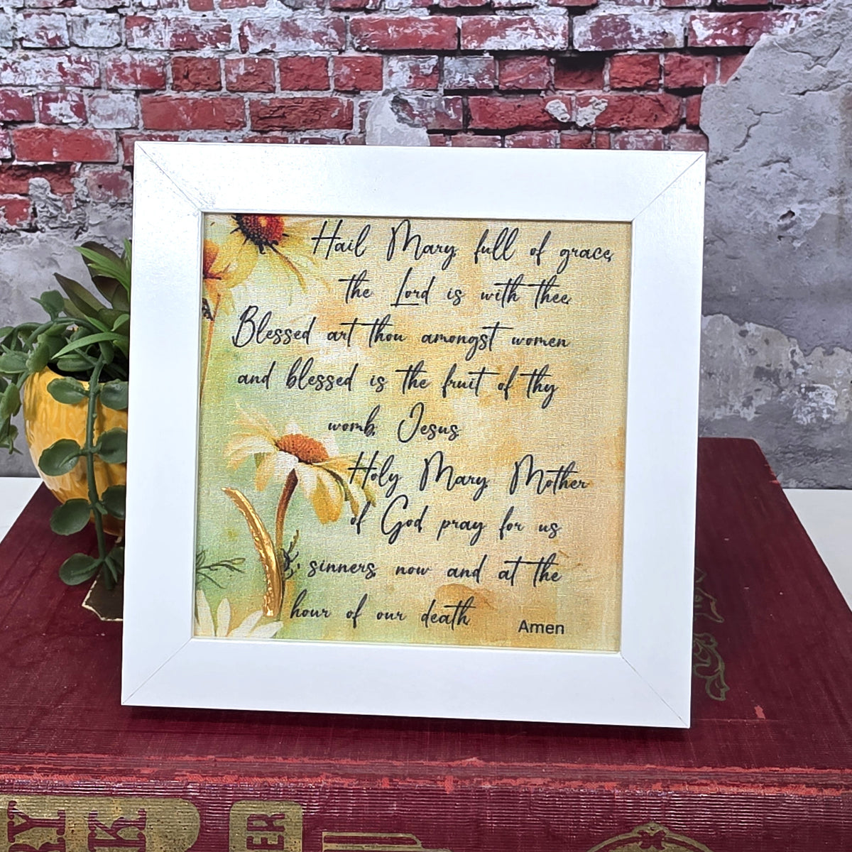 Mini Frame - Hail Mary Prayer