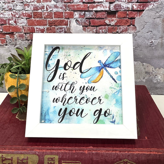 Mini Frame - God is with you wherever you go