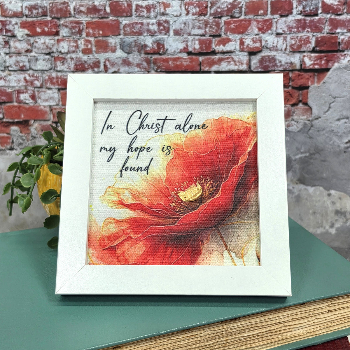 Mini Frame - In Christ alone my hope is found