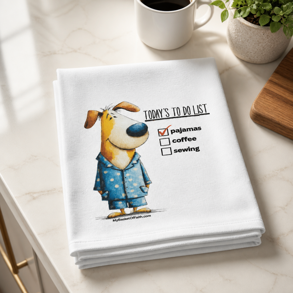 Tea Towel - Today's To-Do List