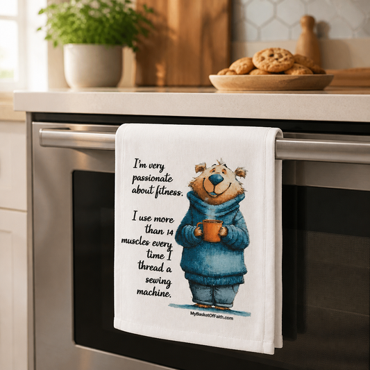 Tea Towel - I'm very passionate about fitness