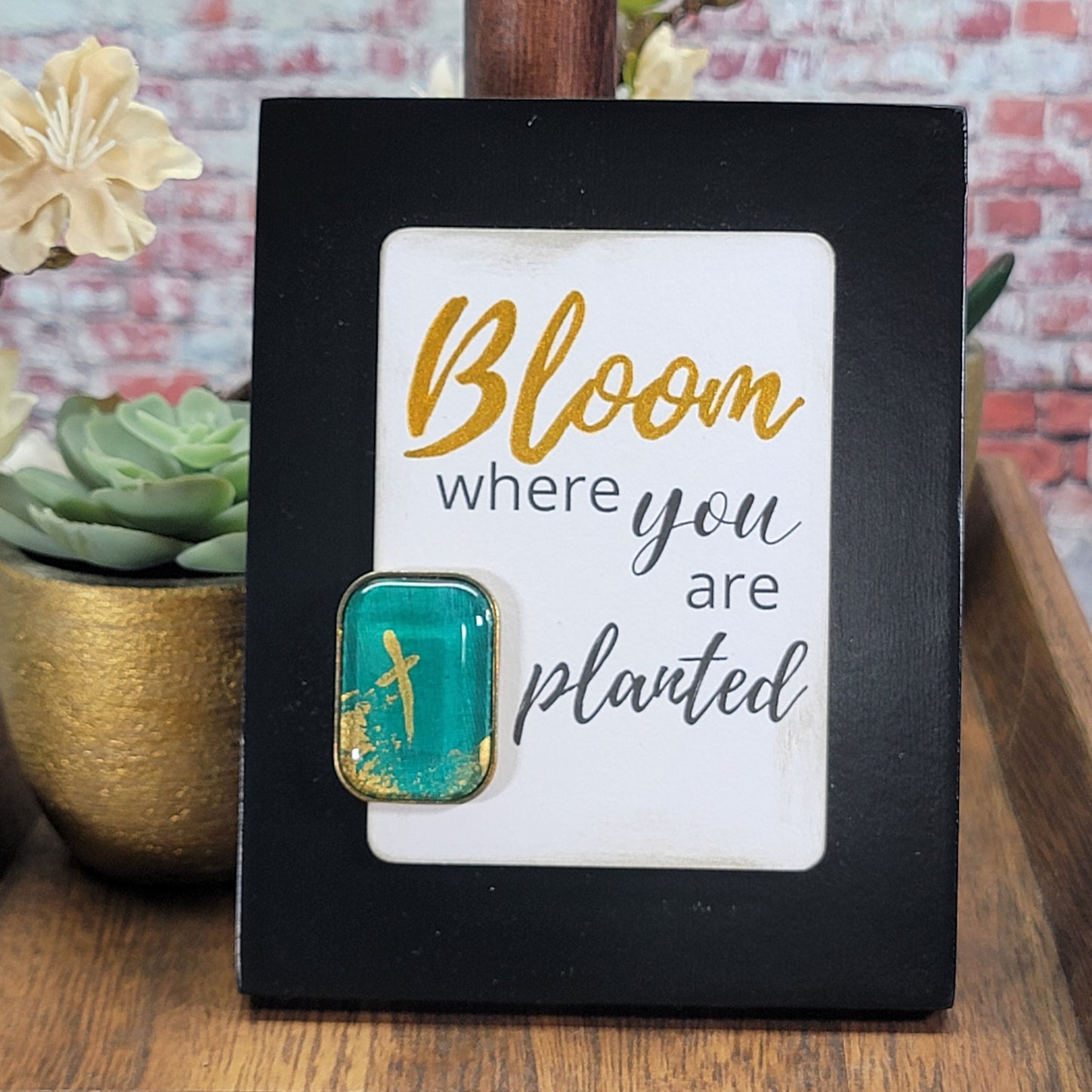Bloom where you are planted - Mini Frame - 2
