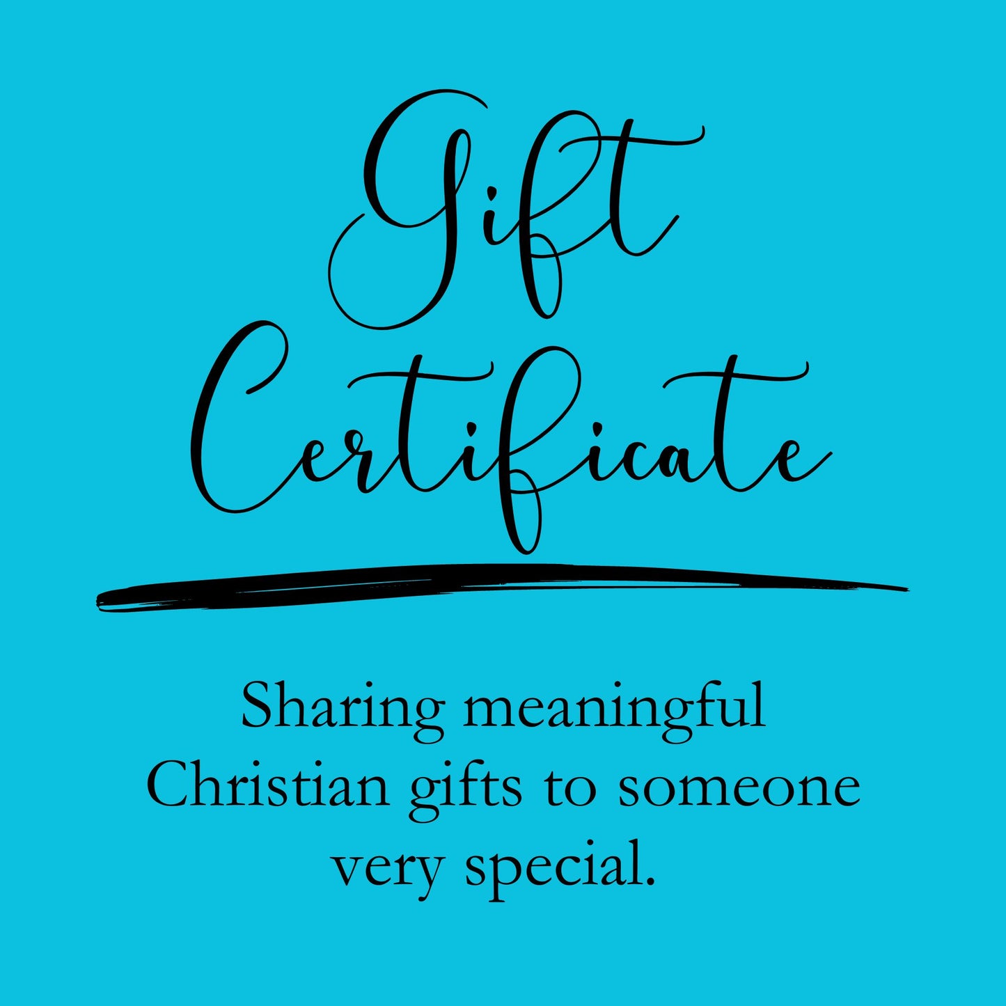 Enjoy Something Meaningful - Gift Card