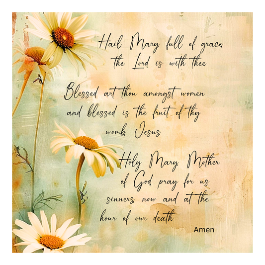 Hail Mary Prayer - Quilt Blocks