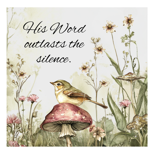 His Word outlasts the silence - Quilt Blocks