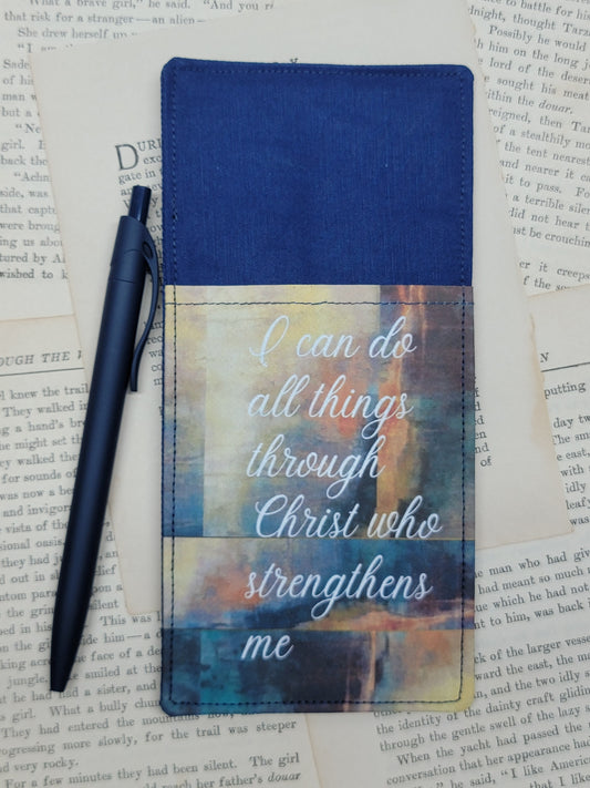 I can do all things in Christ who strengthens me - Pen Holder - 2