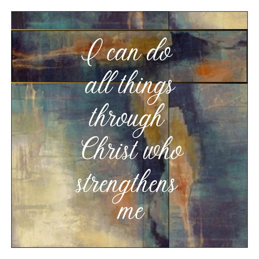 I can do all things through Christ who strengthens me - 1 - Quilt Blocks
