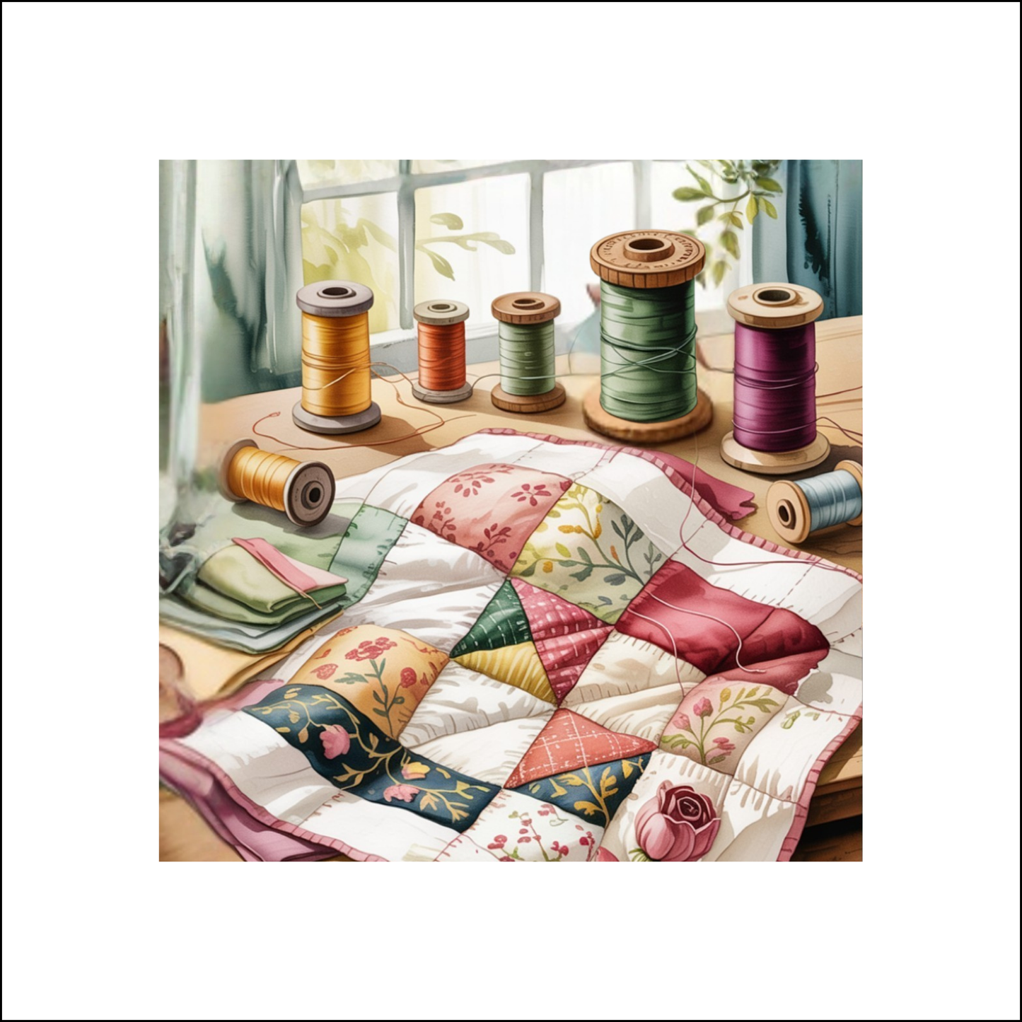 Quilting/Sewing - Denim Tote Bag - 1
