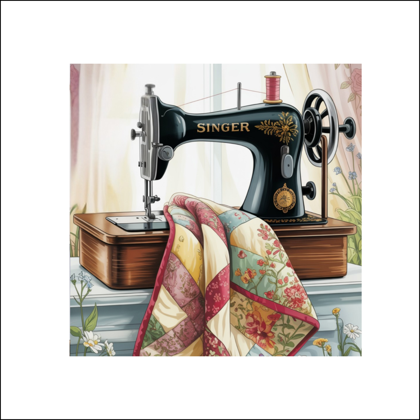 Quilting/Sewing - Denim Tote Bag - 1