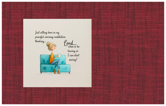 Mug Rug - Quilter's Humor - PATTERN ONLY