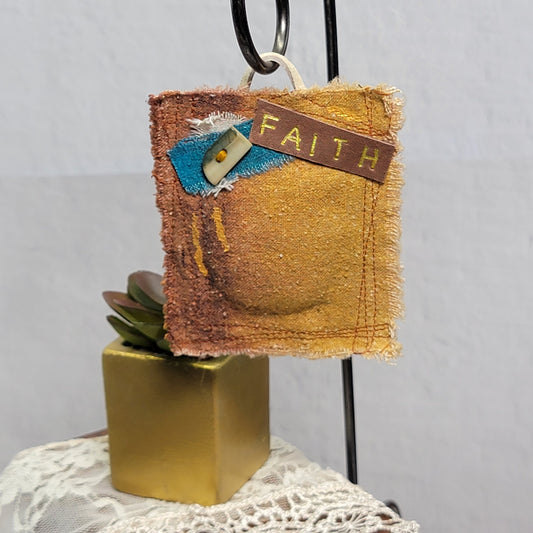 Silk Noil Mini Art - 1