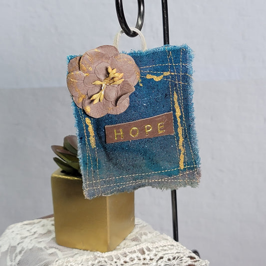 Silk Noil Mini Art - 2