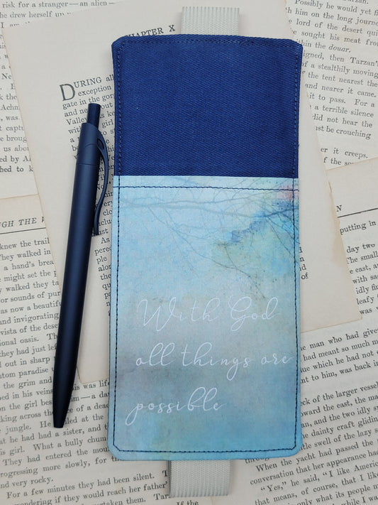 With God all things are possible - Pen Holder - 3