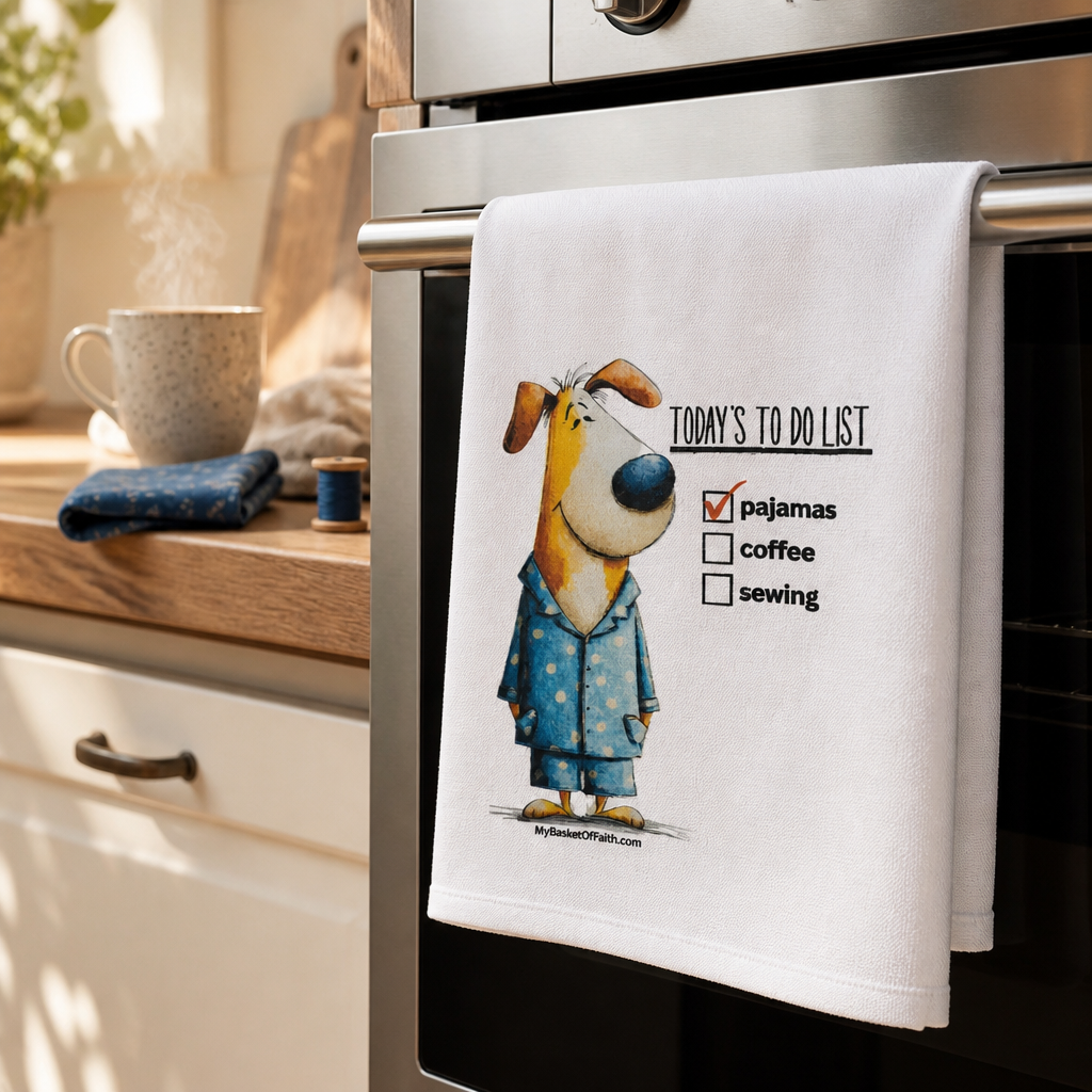 Tea Towel - Today's To-Do List