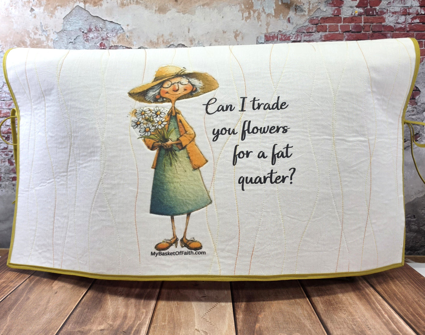 Tea Towel Sewing Machine Cover - Quilter's Humor - PATTERN ONLY